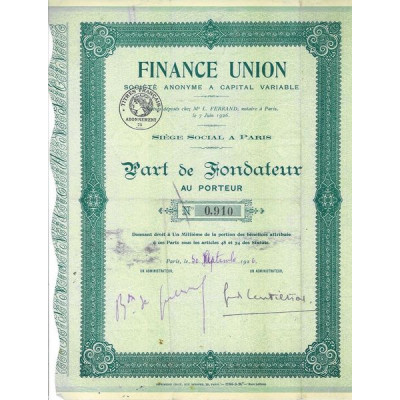 Finance Union (PF)