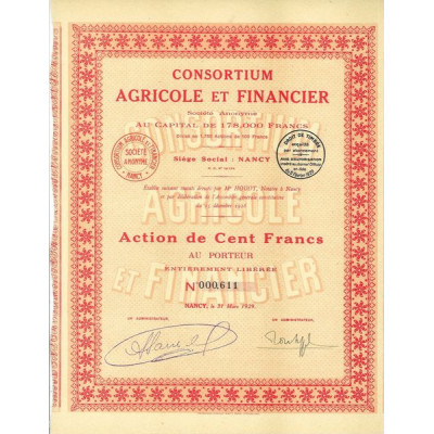 Consortium Agricole et Financier