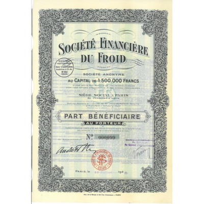 Société Financière du Froid (PB)