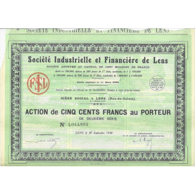 Société Industrielle et Financière de Lens