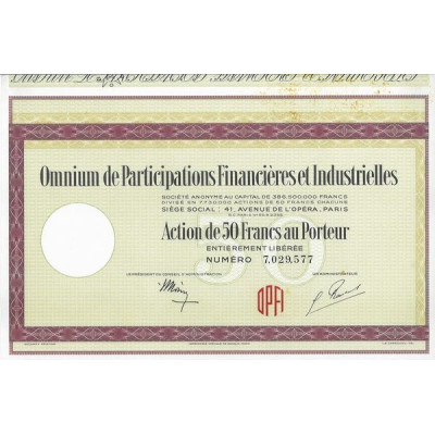Omnium de Participations Financières et Industrielles