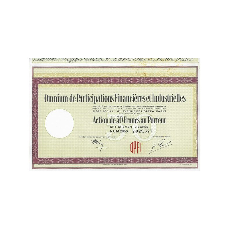 Omnium de Participations Financières et Industrielles