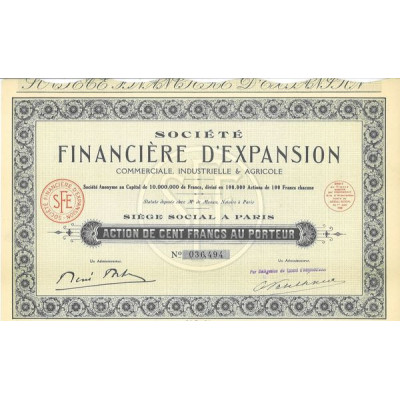 Société Financière d'Expansion Commerciale Industrielle & Agricole