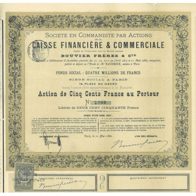 Caisse Financière et Commerciale Bouvier Frères & Cie