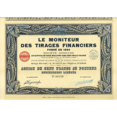 Le Moniteur des Tirages Financiers