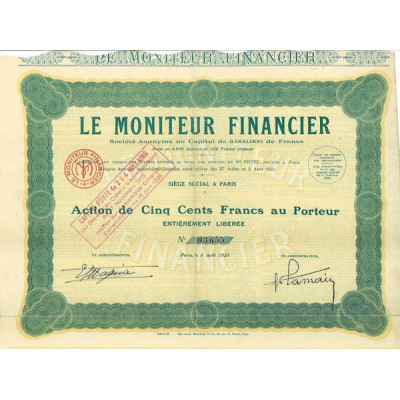 Le Moniteur Financier