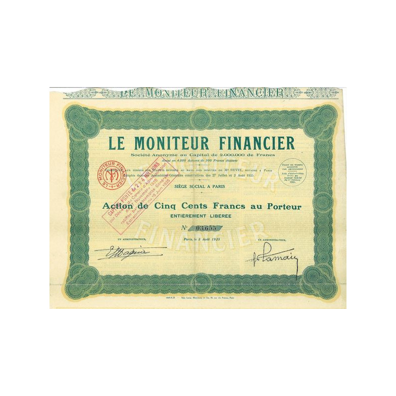 Le Moniteur Financier