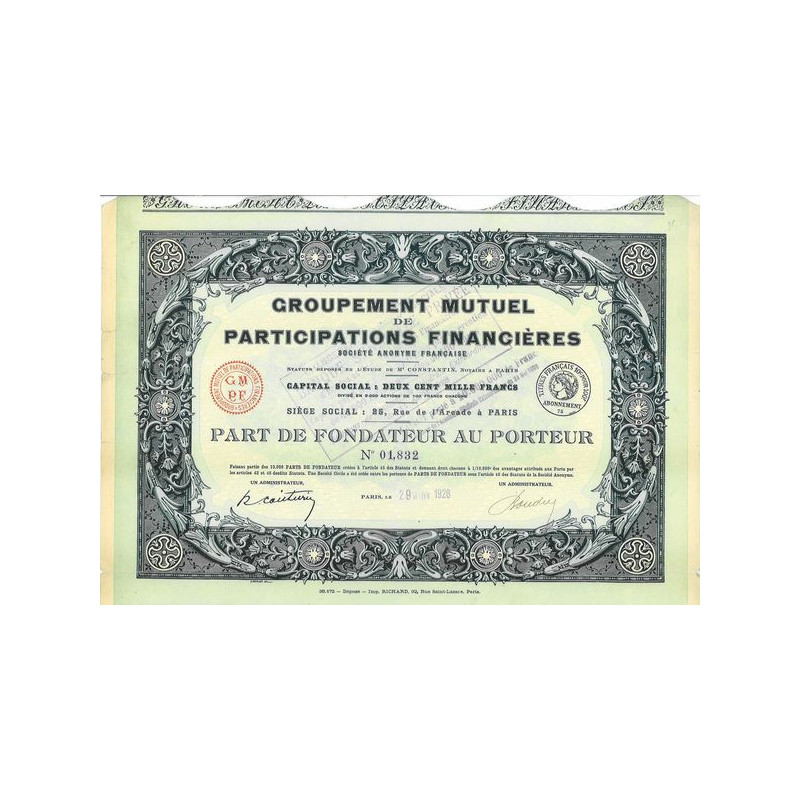 Groupement Mutuel de Participations Financières