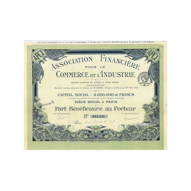 Association Financière pour le Commerce et l'Industrie (PB)