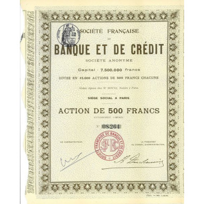 Société Française de Banque et de Crédit