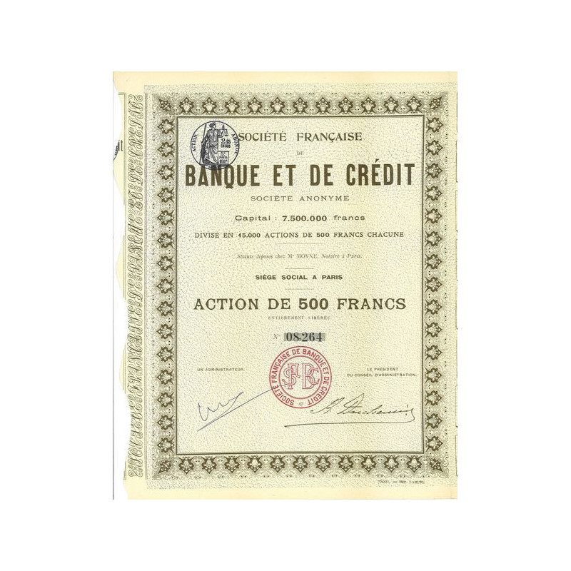 Société Française de Banque et de Crédit