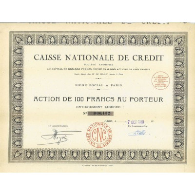 Caisse National de Crédit