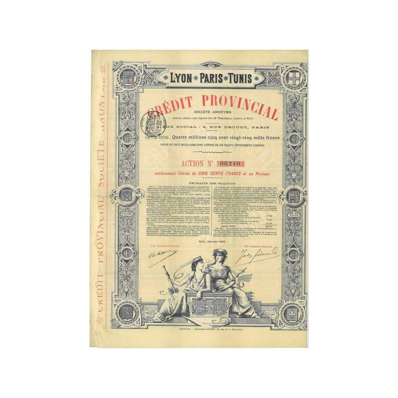 Crédit Provincial (Act) 1889