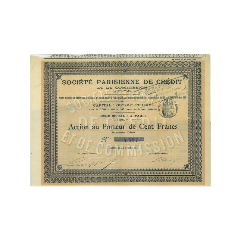 Société Parisienne de Crédit et de Commission