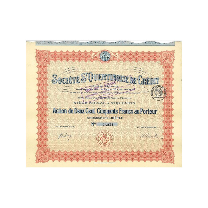Société St Quentinoise de Crédit