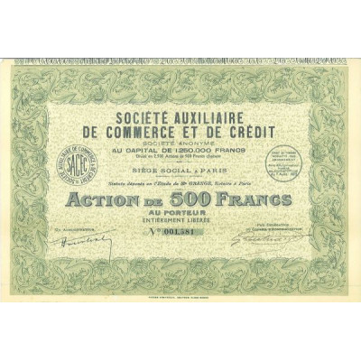 Société Auxiliaire de Commerce et de Crédit