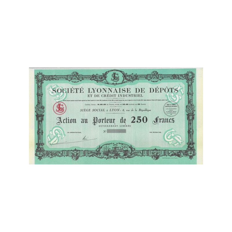 Société Lyonnaise de Dépôts et de Crédit Industriel (Blanquette)