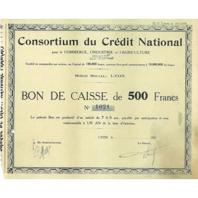 Consortium du Crédit National pour le Commerce l'Industrie et l'Agriculture