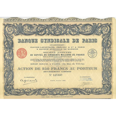 Banque Syndicale de Paris