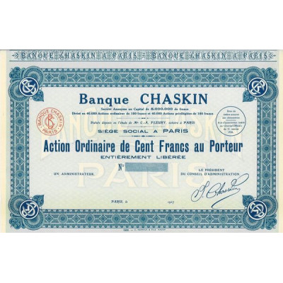 Banque Chaskin (blanquette)