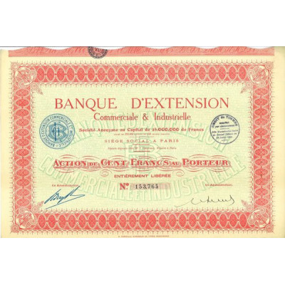 Banque d'Extension Commerciale et Industrielle (1931)