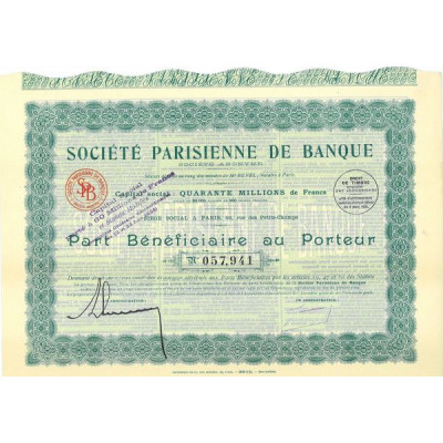 Société Parisienne de Banque (PB)