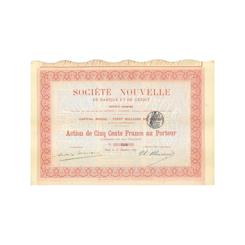 Société Nouvelle de Banque et de Crédit