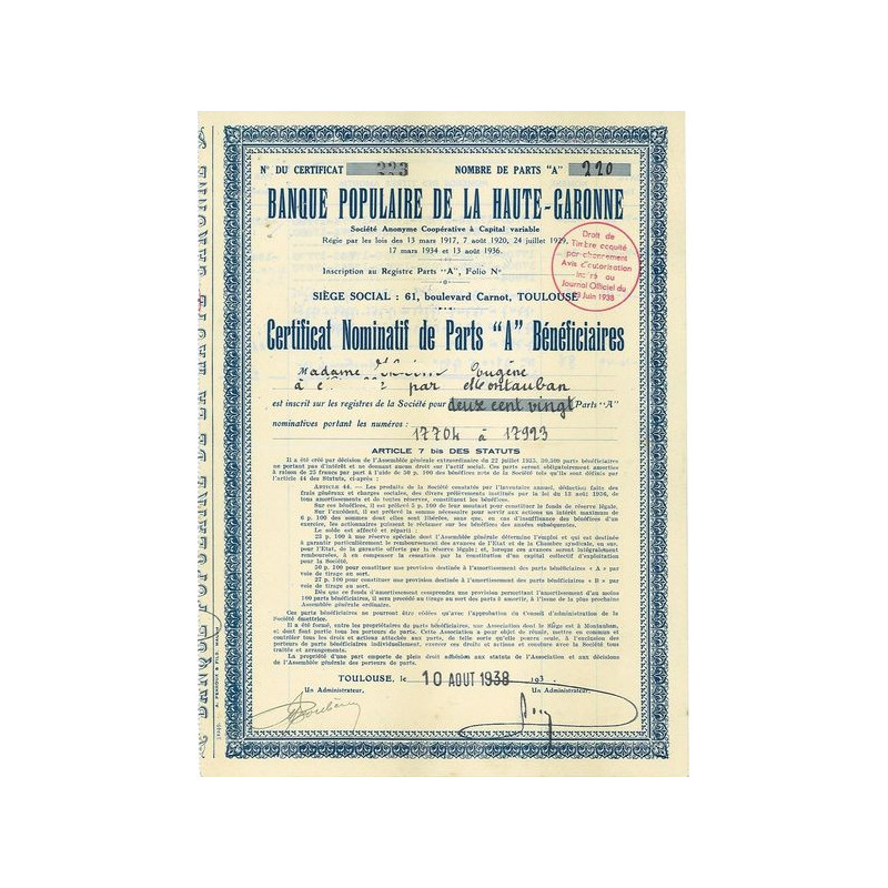 Banque Populaire de la Haute-garonne