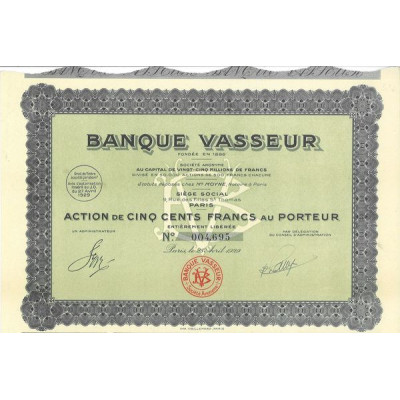 Banque Vasseur