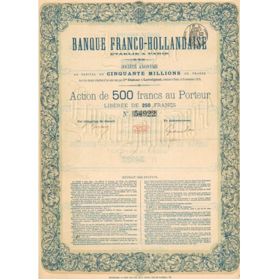 Banque Franco-Hollandaise