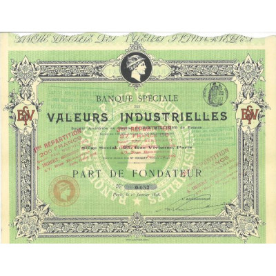 Banque Spéciale des Valeurs Industrielles