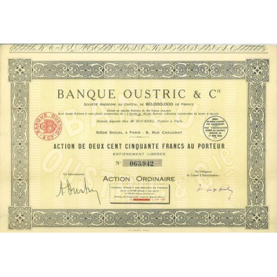 Banque Oustric & Cie
