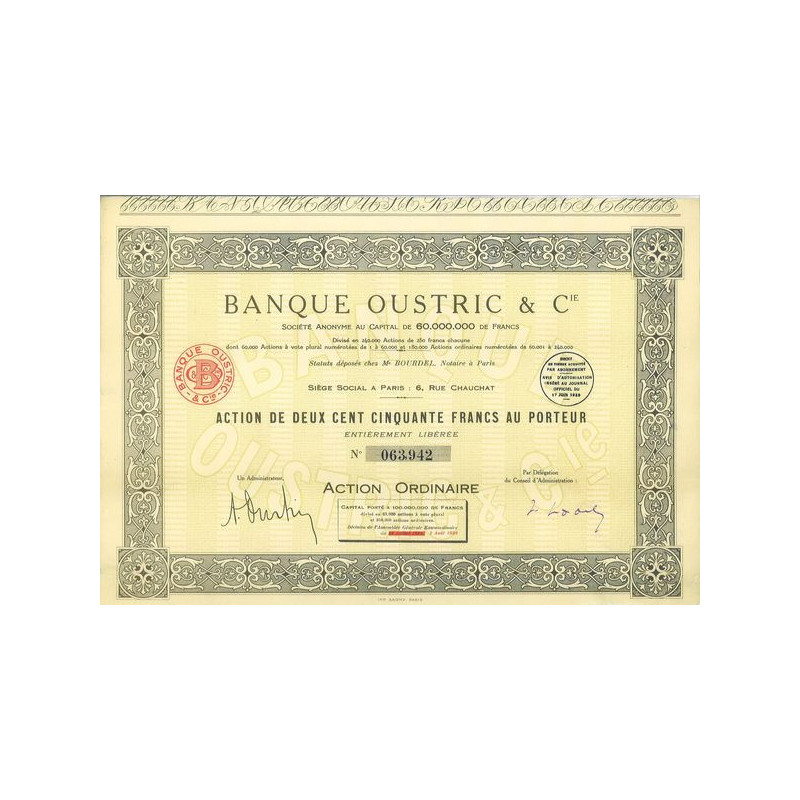 Banque Oustric & Cie