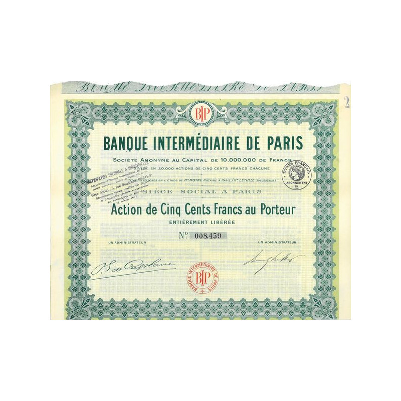Banque Intermédiaire de Paris