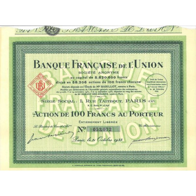 Banque Française de L'Union