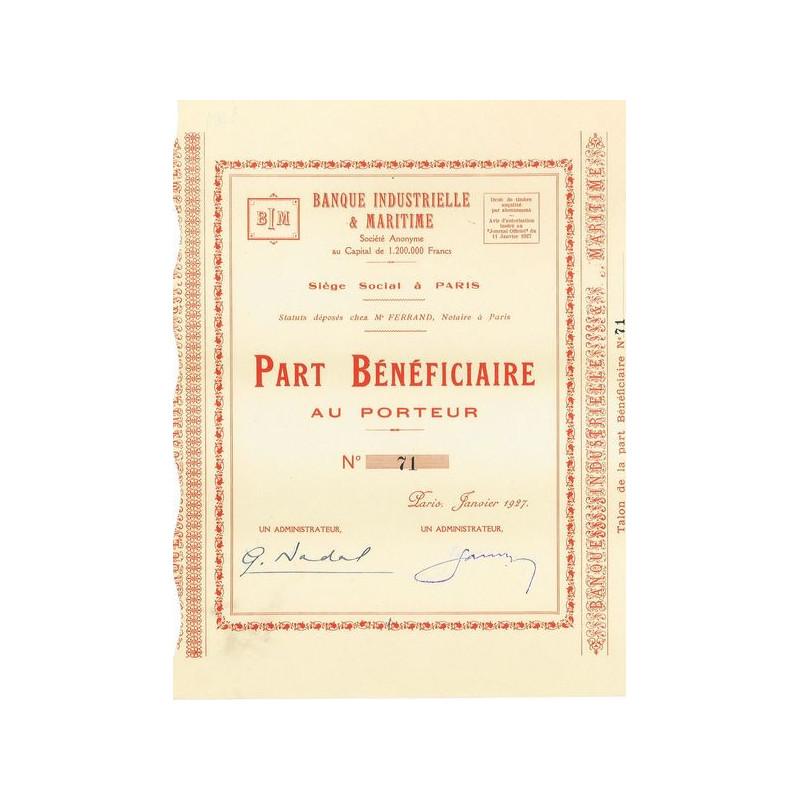 Banque Industrielle & Maritime