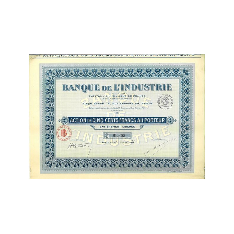 Banque de l'Industrie