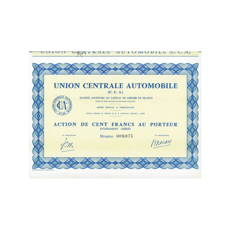 Union Centrale Automobile (U.C.A.)