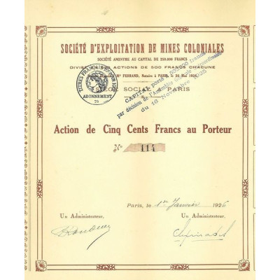 Société d'Exploitation des Mines Coloniales