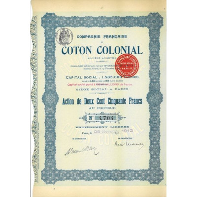 Compagnie Française de Coton Colonial