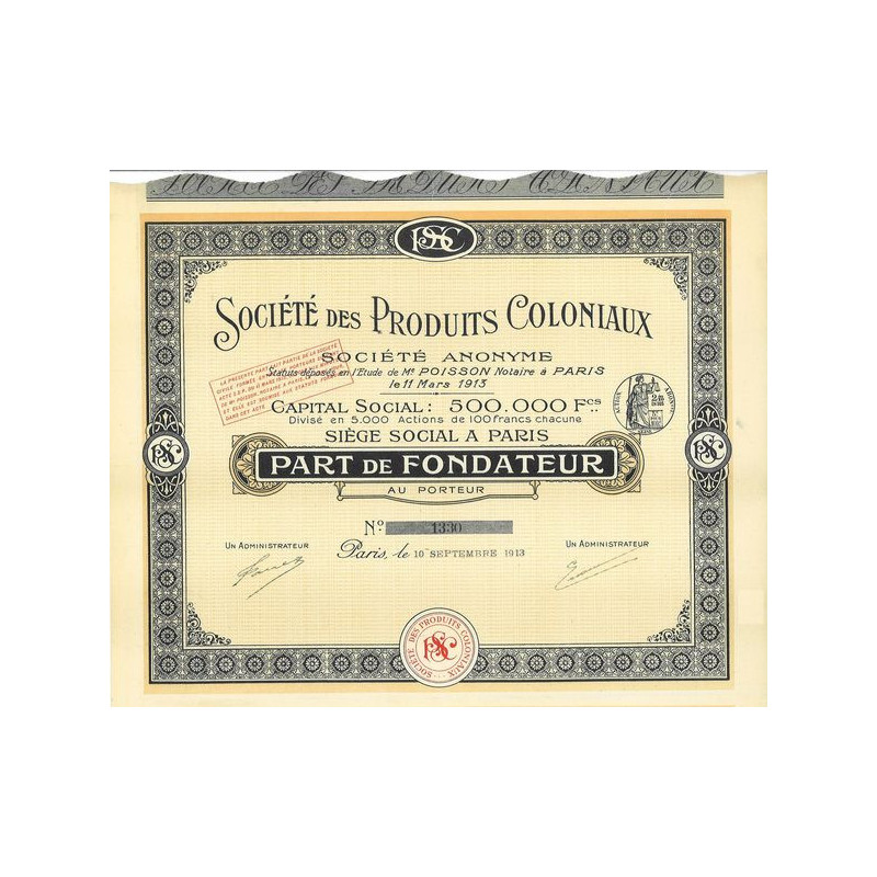 Société des Produits Coloniaux