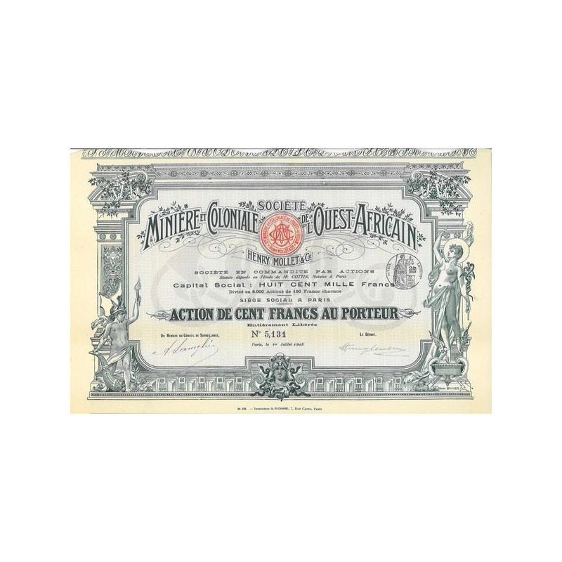Sté Minière et Coloniale de l'Ouest Africain (Act)