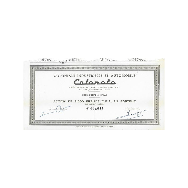 Coloniale Industrielle et Automobile Colonoto