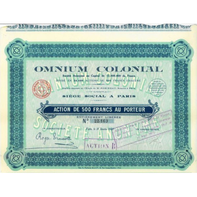 Omnium Colonial (Act 500 F B)