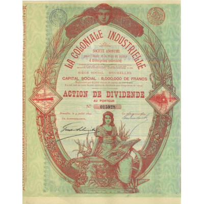 La Coloniale Industrielle - Société Anonyme pour l'Etude et la Mise en Valeur d'entreprises Coloniales