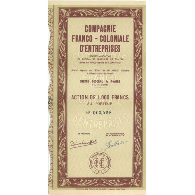 Compagnie Franco-Coloniale d'Entreprises