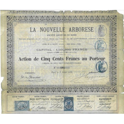 La Nouvelle Arborese - Société Anonyme de Mines