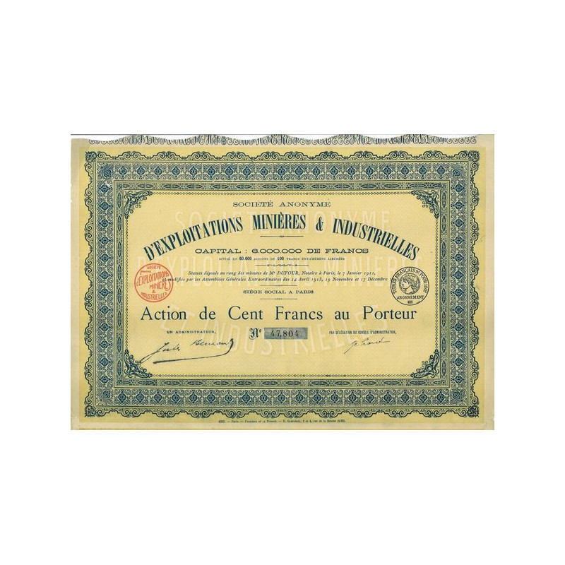 Société Anonyme d'Exploitations Minières & Industrielles
