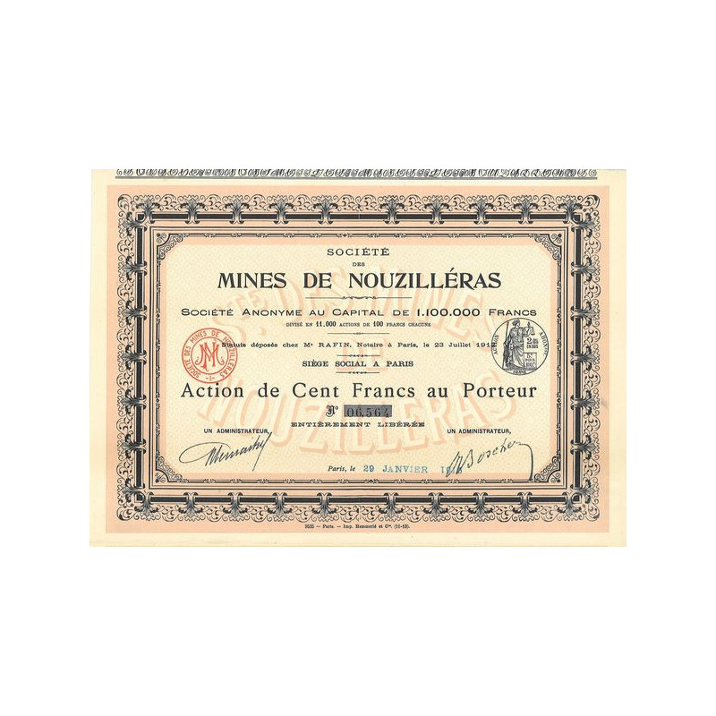 Société des Mines de Nouzilléras