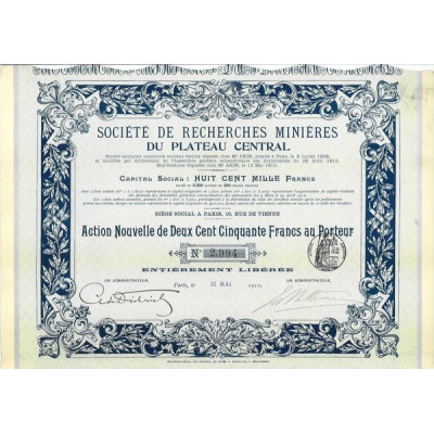 Société de Recherches Minières du Plateau Central